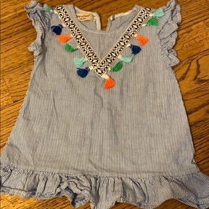 Blue & white Stripped dress